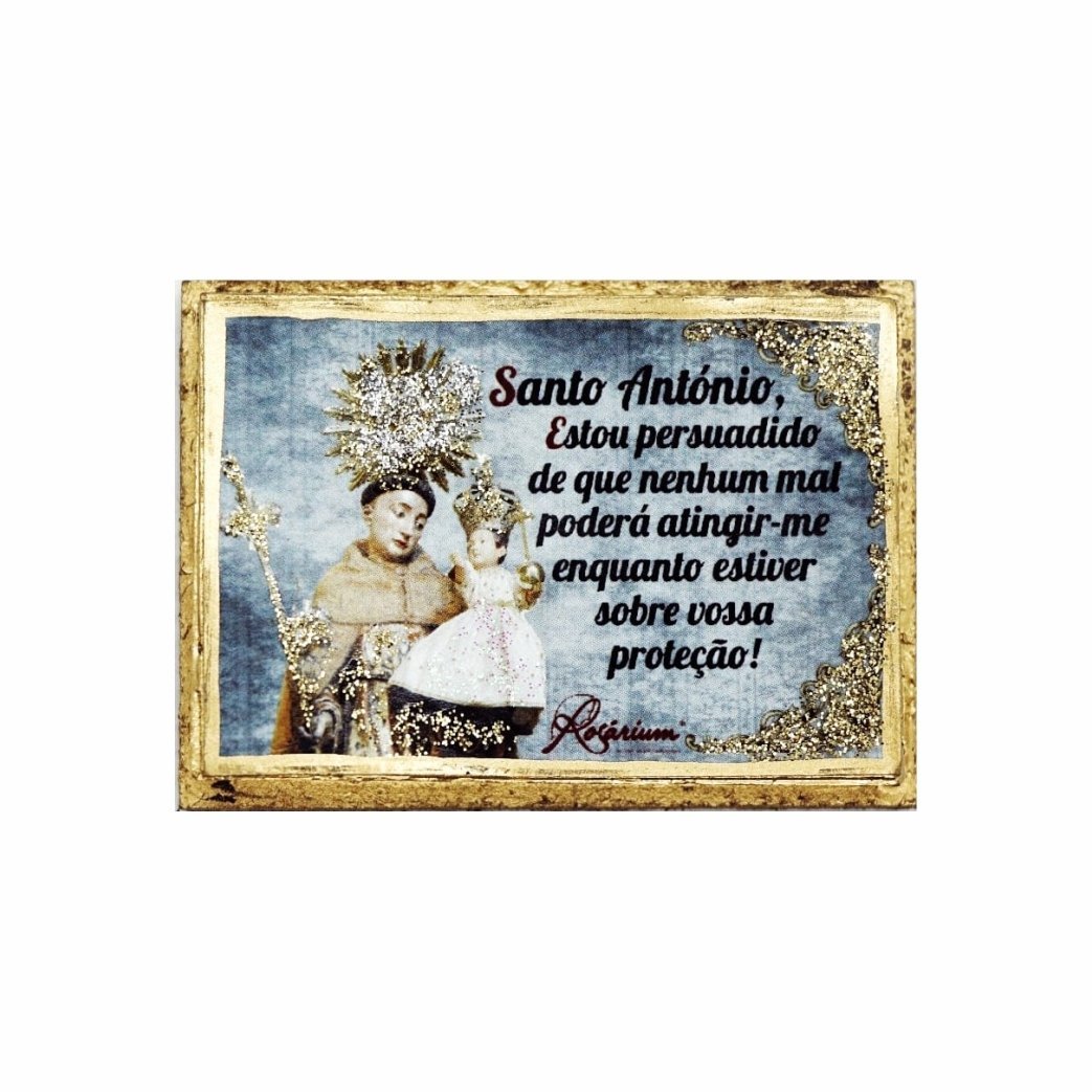 1147165726_Imane_07.jpg Iman em madeira folhas -Sto António fundo prata - Image 1