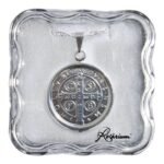 Fio - Medalha de São Bento - 2,8 cmPrateada