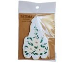 Iman em MDF c/Nossa Senhora de Fátima, pintada à mão, 9x5.50cm - Image 2