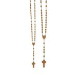 Terço do Papa Francisco em Madeira de Oliveira Oval 6/8, Gravado a Laser, c/caixa - Image 3