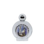 Frasco de Vidro redondo c/ Aparição, 9.50cm