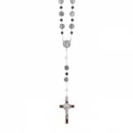 Terço de Pedra Hematite c/ S.Bento Metal 6MM - Image 2