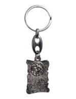 Porta-Chave de MetalFoto Oval - Image 2