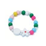 Pulseira de Madeira Infantil c/Flor - Cores Sortidas - Image 4