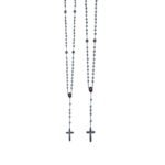 Terço de Rosas Alpaque Acrílico 6MM c/Pai-Nosso Espírito Santo - Image 2