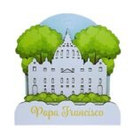 Mini Expositor em Madeira,Coleção L&L, Papa Francisco - Image 2