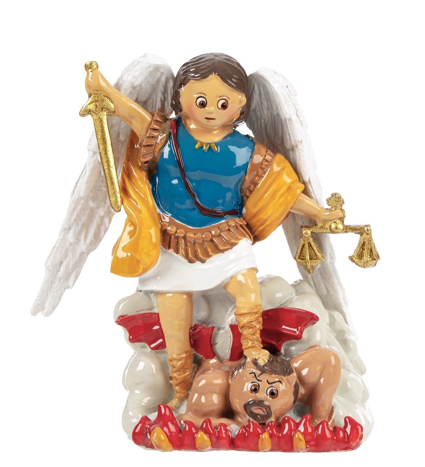 1760862789_S__o_Miguel_Arcanjo_1.jpg Estátua em resina - Coleção Lello & Lilla - Image 1