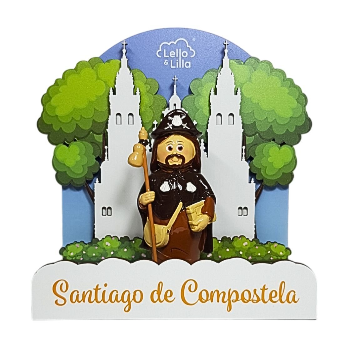 1906000744_LL5020_2.jpg Mini Expositor em Madeira,Coleção L&L,Santiago de Compostela - Image 1