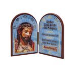 Moldura em Madeira formato de Livro, Santo Cristo