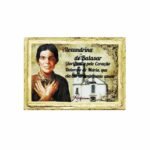 Iman em madeira folhas - Alexandrina de Balasar c/ Igreja Ouro