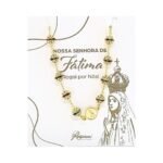 Pulseira Banhada a Ouro 18K c/anilhas e Contas Coloridas - Aparição