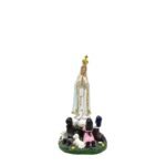 Imagem em Resina da Aparição de Fátima - 10cm