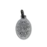 Medalha de Metal Lapidada Oval, Nossa Senhora das Graças,19x14mm - Image 2