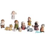 Conjunto de 11 PeçasResina - 9 cm