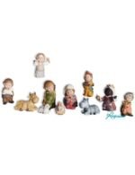 Conjunto de 11 PeçasResina - 9 cm