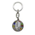 Porta-Chaves de Metal redondo c/resina Florida, Aparição, Sortido misto - Image 2