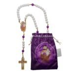 Terço de plástico em corda - 8 mm