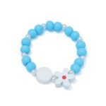 Pulseira de Madeira Infantil c/Flor - Cores Sortidas - Image 3