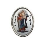 Iman Prateado Oval c/ São Cristovão