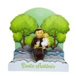 Mini Expositor em Madeira,Coleção L&L,Santo António