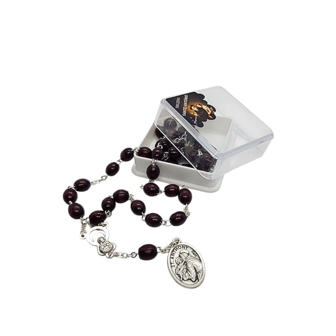 2493669573_TZ3014SACX____2_20_2.jpg Trezena de Madeira Oval 7/8 - Santo António - Image 1