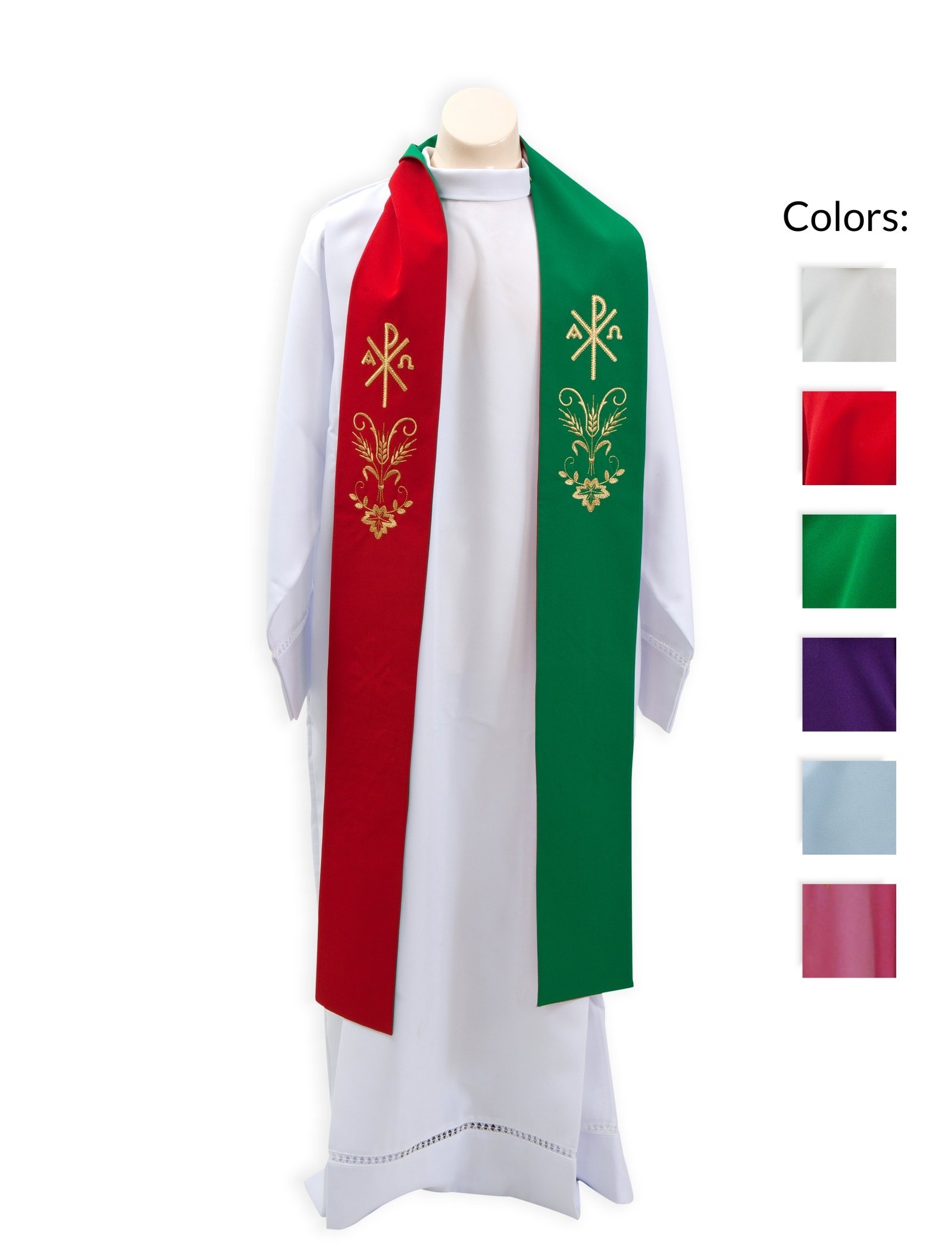 2566385962_Estola_DUPLA_PAR302.jpg Estola Dupla - 2 coresem Mini-Mate 100% Polyester - Image 1