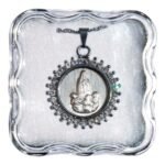 Fio c/Medalha Redonda Inox