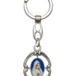 Porta-Chaves em metal com dupla foto em Resina