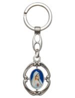 Porta-Chaves em metal com dupla foto em Resina