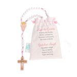 Terço de plástico em corda - 8 mmRosa - Image 4