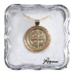 Fio - Medalha de São Bento - 2,2 cmDourada
