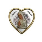 Iman em Coração Dourado c/Nossa Senhora de Fátima