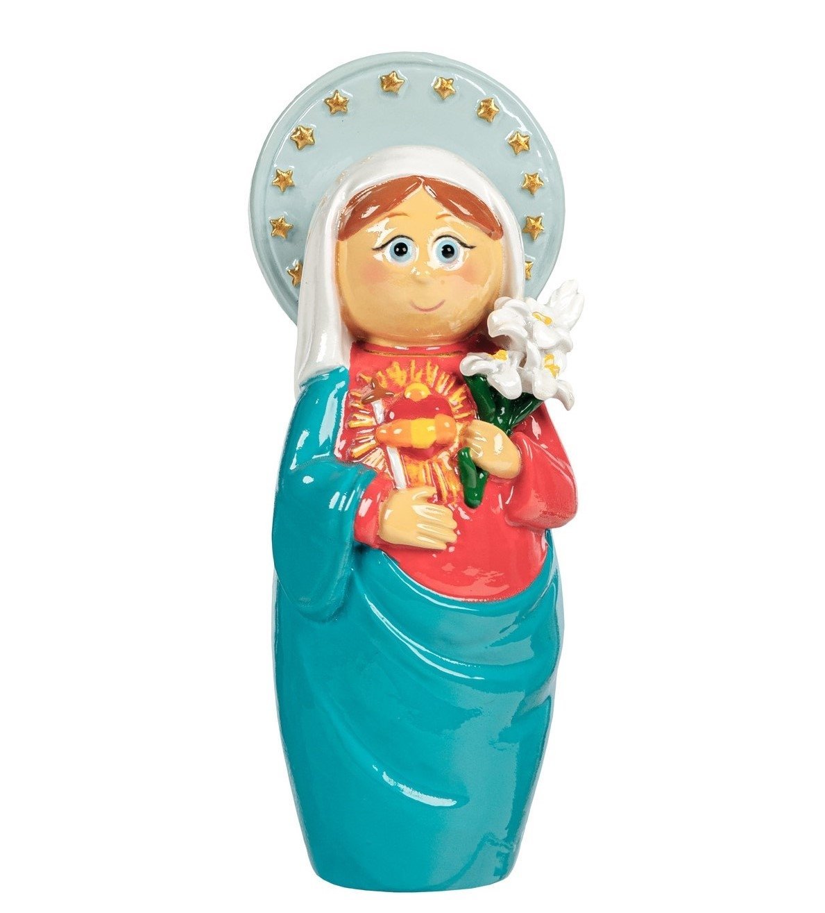 2886405467_Sagrado_Cora____o_de_Maria__1.jpg Estátua em resina - Coleção Lello & Lilla - Image 1