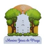 Mini Expositor em Madeira,Coleção L&L, Menino Jesus de Praga - Image 2