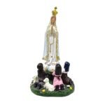 Imagem em Resina da Aparição de Fátima - 25cm