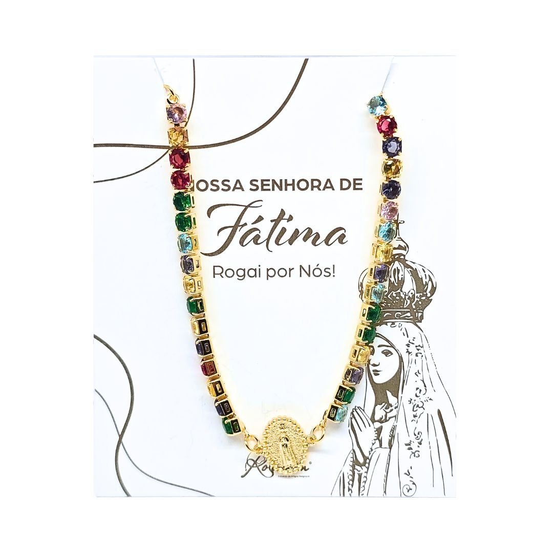 Pulseira Banhada a Ouro 18K c/Zircónias 4MM - Image 1