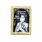 Iman em madeira folhas - Alexandrina de Balasar Rogai por nós