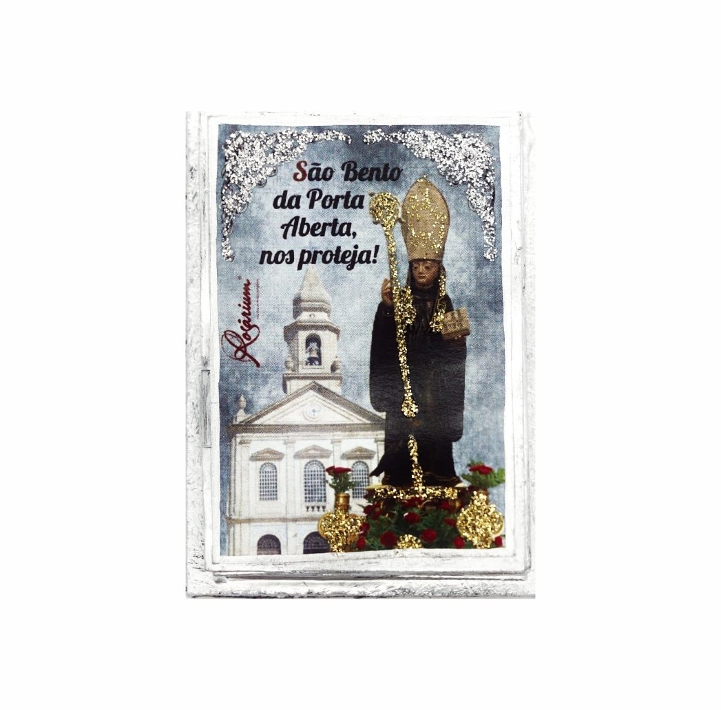 316836234_Imane_36.jpg Iman em madeira folhas - São Bento Santuário Prata - Image 1