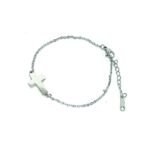 Pulseira de Metal c/Cruz