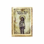 Iman em madeira folhas - São Francisco Marto