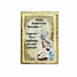 Iman em madeira folhas – Nª Sra dos Remédios