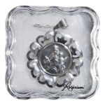 Medalha Estampada c/ Nª Srª do CramoPrateada