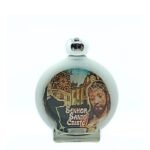 frasco de Água de Vidro Redondo Efeito Espelho 2D, Senhor Santo Cristo, 11cm