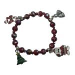 Pulseira de Vidro - 8mm Natal