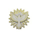 Iman em Madeira Redondo c/Espirito Santo, Açores, 7cm