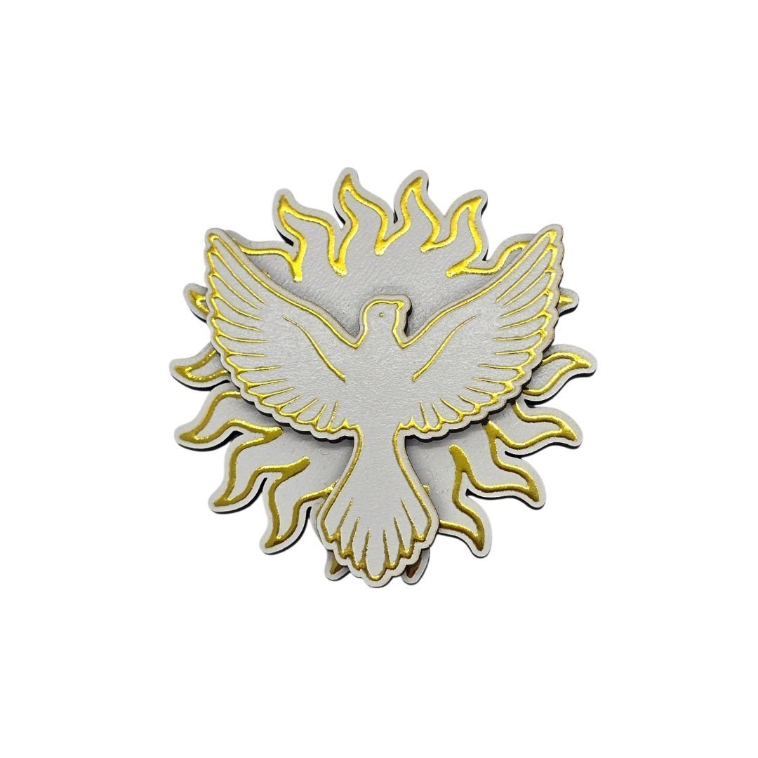 3382600973_IMANIES00017_______1_26_1.jpg Iman em Madeira Redondo c/Espirito Santo, Açores, 7cm - Image 1