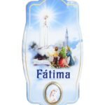 IMAN MADEIRA C/ RESINA COM MEDALHA FOTO4,5 x 8,5 cm