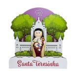 Mini Expositor em Madeira,Coleção L&L,Santa Teresinha