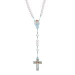 Terço de plástico em corda - 8 mmAzul - Image 2