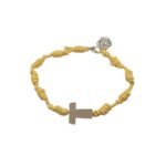 Pulseira de Corda com nós e Cruz TAU - Cores Sortidas